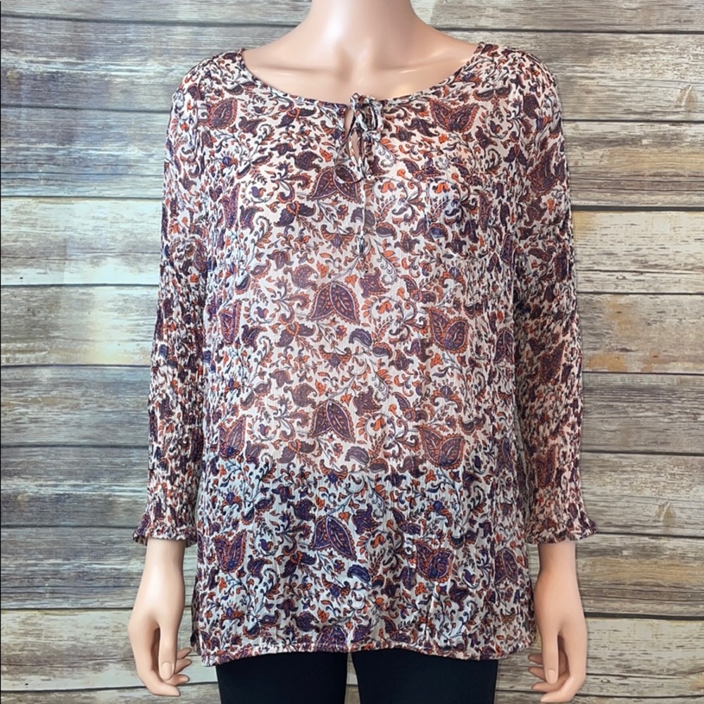 Paisley Bohemian Blouse
